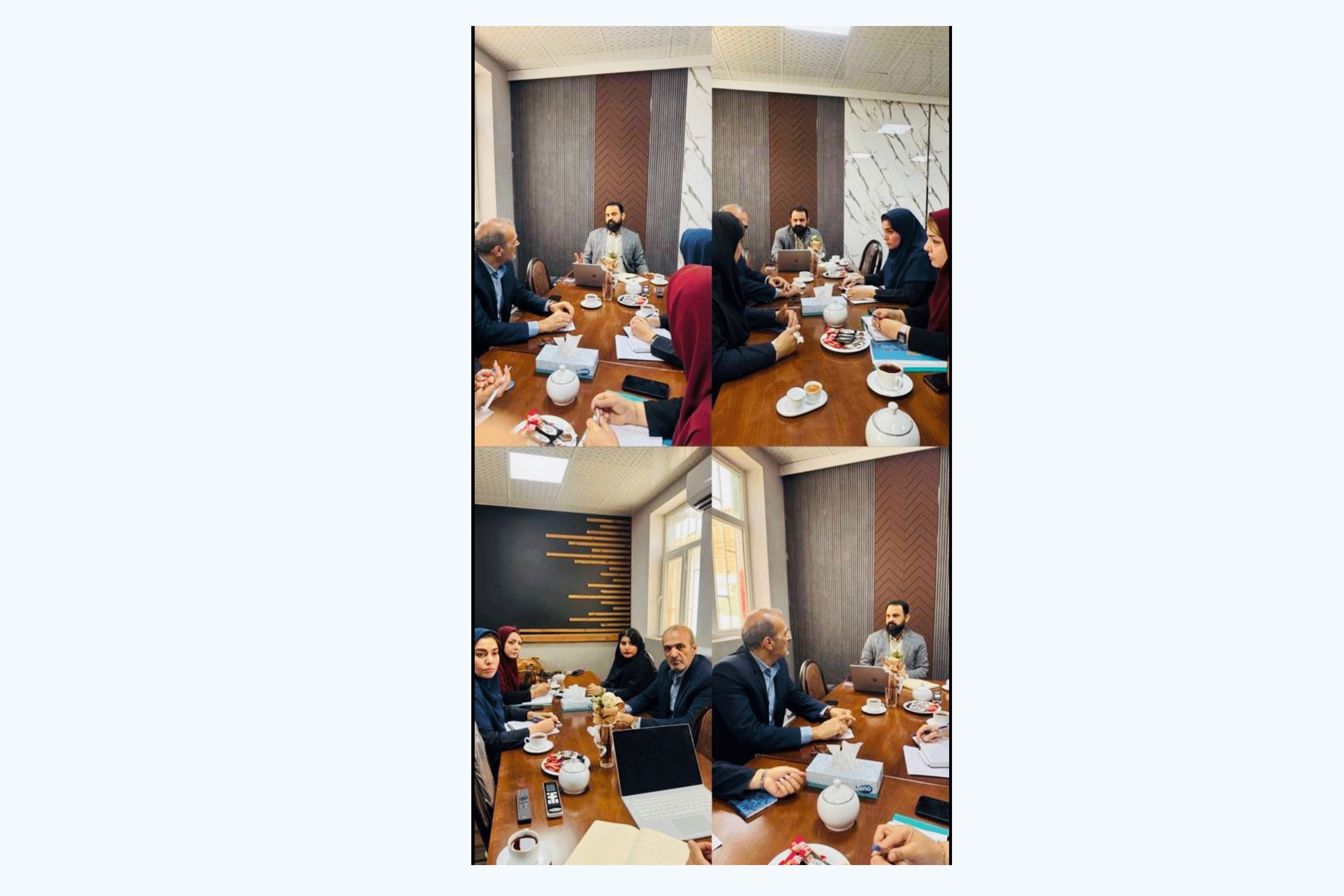 جلسات بررسی روند آموزش با مدیران موسسه پیشتازان رشد و توسعه صنعت نفت